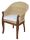 Rattan-Sessel, beige/braun