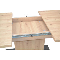 Esstisch / Säulentisch ausziehbar 120-180 cm, Artisan-Eiche-Nb. 3
