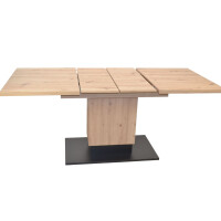 Esstisch / Säulentisch ausziehbar 120-180 cm, Artisan-Eiche-Nb. 5