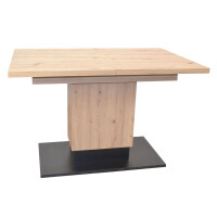 Esstisch / Säulentisch ausziehbar 120-180 cm, Artisan-Eiche-Nb. 6