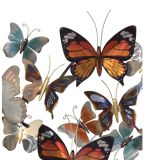Wanddekoration "Schmetterlinge" Bunt