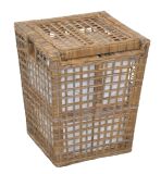 Wäschekorb aus KUBU-Rattan
