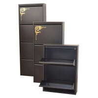 Schuhschrank, Metall mit 2 Klappen 5