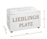 Haku Sitztruhe Motivdruck "Lieblingsplatz"