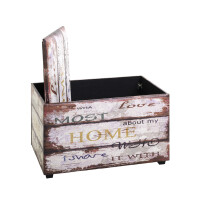 Haku Sitztruhe Motiv "Home" 6