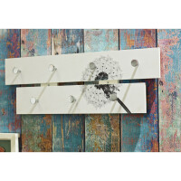 Haku Garderobenleiste Pusteblume Motiv-chrom 4