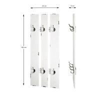 Haku Wandgarderobe weiß 6