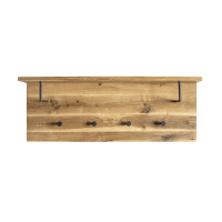 Haku Wandgarderobe Eiche geölt-schwarz 7
