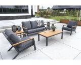 Lesli Living Lounge-Set Donnan anthrazit/grau