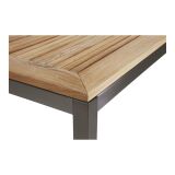 Lesli Living Diningtisch "Marmaris" Teak mit Edelstahl 152x90cm