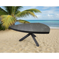 Lesli Living Diningtisch Mojito Ceramic Negro 170x170cm 3