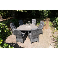 Lesli Living Diningtisch Mojito Ceramic Negro 170x170cm 7