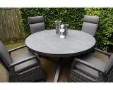 Lesli Living Diningtisch "Mojito Ceramic Negro" ø 150cm