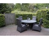 Lesli Living Diningtisch "Mojito Ceramic Negro" ø 150cm