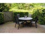 Lesli Living Diningtisch "Mojito Ceramic Negro" ø 150cm