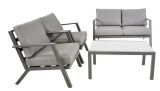 Lesli Living Lounge-Set Marah anthrazit/grau