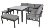 Lesli Living Eck-Dining-Set Xara 205x205cm