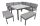 Lesli Living Eck-Dining-Set Xara 205x205cm