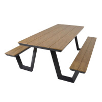 Lesli Living Picknick-Set Arezzo / 2 Bänke mit Tisch 200x177,5cm 3