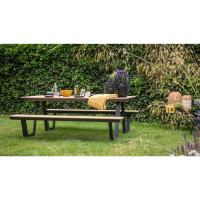 Lesli Living Picknick-Set Arezzo / 2 Bänke mit Tisch 200x177,5cm 6