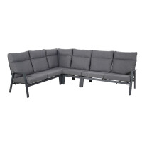 Lesli Living Eck-Lounge-Set Ohio Negro 290x225cm 5