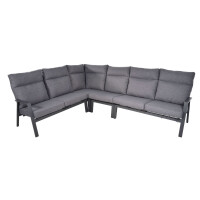 Lesli Living Eck-Lounge-Set Ohio Negro 290x225cm 6
