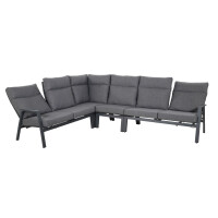 Lesli Living Eck-Lounge-Set Ohio Negro 290x225cm 7