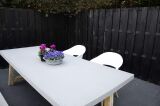 Lesli Living Gartentisch Diningtisch "Judy" Polystone Betonoptik 180x90x77cm