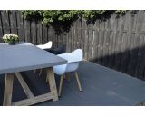 Lesli Living Gartentisch Diningtisch "Judy" Polystone Betonoptik 250x100x77cm