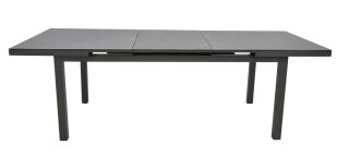 Lesli Living Ausziehtisch Diningtisch "Baleno Negro" 180/240x100cm