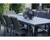 Lesli Living Ausziehtisch Diningtisch "Baleno Negro" 180/240x100cm