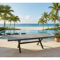 Lesli Living Auszieh-Diningtisch Castilla Negro 204-264x102c
