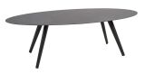 Lesli Living Diningtisch "Mojito Ceramic Negro" oval 240x100x74cm