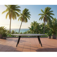 Lesli Living Diningtisch Mojito Ceramic Negro oval 240x100cm