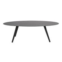 Lesli Living Diningtisch Mojito Ceramic Negro oval 240x100cm
