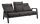 Lesli Living 3er Loungensofa Loungenbank "Treviso Forte" grau-anthrazit