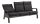 Lesli Living 3er Loungensofa Loungenbank "Treviso Brick" grau