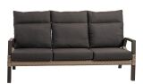 Lesli Living 3er Loungensofa Loungenbank "Treviso Mountain" taupe