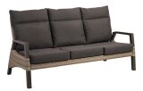 Lesli Living 3er Loungensofa Loungenbank "Treviso Mountain" taupe