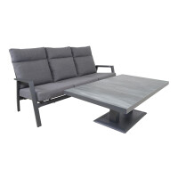 Lesli Living 3er Loungesofa Loungebank "Ohio" 192x81cm