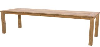 Lesli Living Teak Rustikal-Diningtisch "Aberdeen" 300x100cm