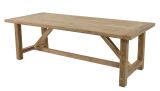 Lesli Living Teak Rustikal-Diningtisch "Castle" 240x100cm