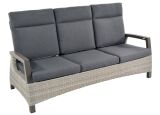 Lesli Living 3er Loungensofa Loungenbank "Prato Mountain" taupe