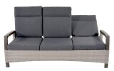 Lesli Living 3er Loungensofa Loungenbank "Prato Mountain" taupe