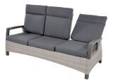 Lesli Living 3er Loungensofa Loungenbank "Prato Mountain" taupe