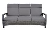 Lesli Living 3er Loungesofa Loungebank "Prato Forte" grau-anthrazit