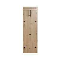 Haku Wandgarderobe eiche-schwarz 7