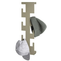 Haku Wandgarderobe aus Metall, mineralgr gallery