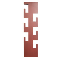 Haku Wandgarderobe aus Metall, korallenrot 4
