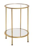 Haku Beistelltisch goldfarben ø 38cm